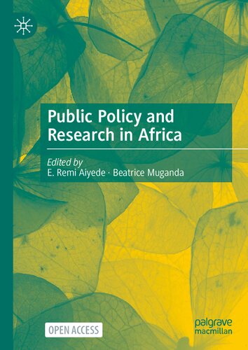 Public Policy and Research in Africa (PDF/EPUB Version)