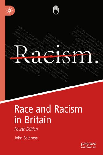 Race and Racism in Britain: Fourth Edition (PDF/EPUB Version)