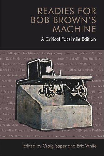Readies for Bob Brown's Machine: A Critical Facsimile Edition (PDF/EPUB Version)