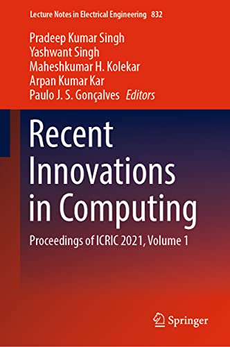 Recent Innovations in Computing: Proceedings of ICRIC 2021, Volume 1 (PDF/EPUB Version)