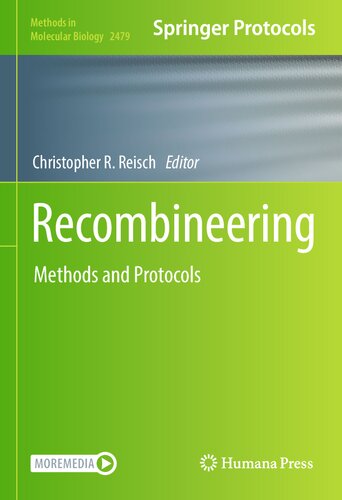 Recombineering: Methods and Protocols (Methods in Molecular Biology, 2479) (PDF/EPUB Version)