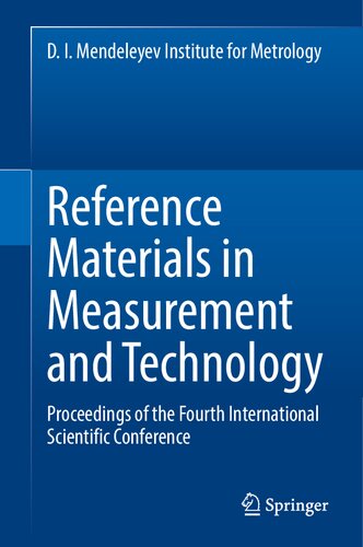 Reference Materials in Measurement and Technology: Proceedings of the Fourth International Scientific Conference (PDF/EPUB Version)