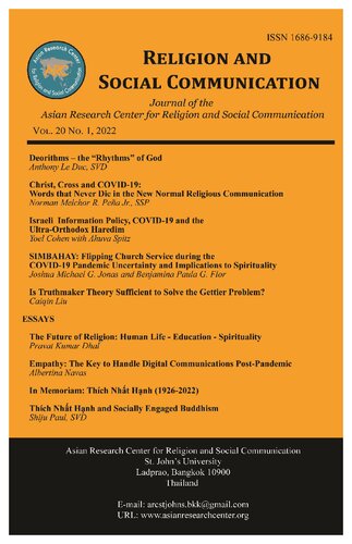 Religion and Social Communication Vol. 20, No. 1 (2022) (PDF/EPUB Version)
