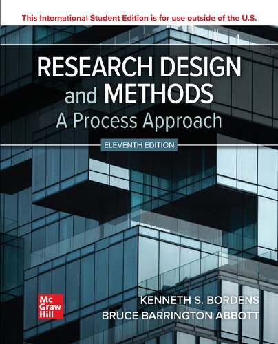Research Design and Methods: A Process Approach (PDF/EPUB Version)