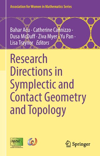 Research Directions in Symplectic and Contact Geometry and Topology (PDF/EPUB Version)