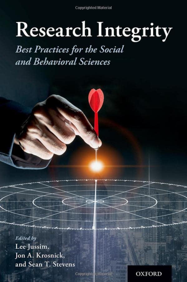 Research Integrity: Best Practices for the Social and Behavioral Sciences (PDF/EPUB Version)