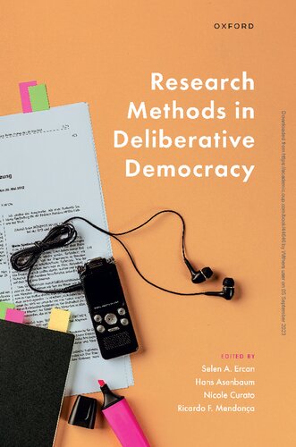Research Methods in Deliberative Democracy (PDF/EPUB Version)