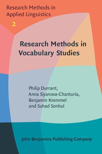 Research Methods in Vocabulary Studies (PDF/EPUB Version)