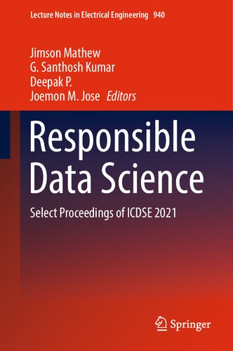 Responsible Data Science: Select Proceedings of ICDSE 2021 (PDF/EPUB Version)