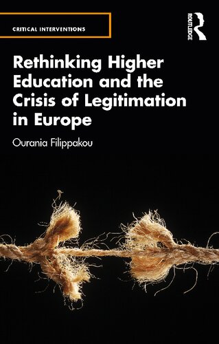 Rethinking Higher Education and the Crisis of Legitimation in Europe (PDF/EPUB Version)