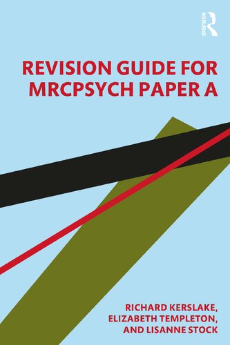 Revision Guide for MRCPsych Paper A (PDF/EPUB Version)