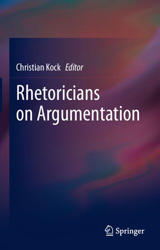 Rhetoricians on Argumentation (PDF/EPUB Version)