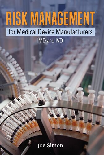 Risk Management for Medical Device Manufacturers (PDF/EPUB Version)