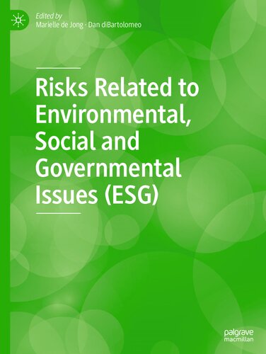 Risks Related to Environmental, Social and Governmental Issues (ESG) (PDF/EPUB Version)