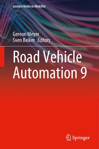 Road Vehicle Automation 9 (PDF/EPUB Version)