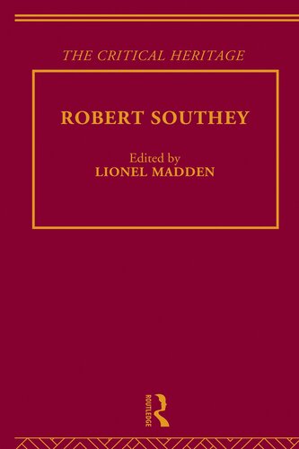 Robert Southey (PDF/EPUB Version)