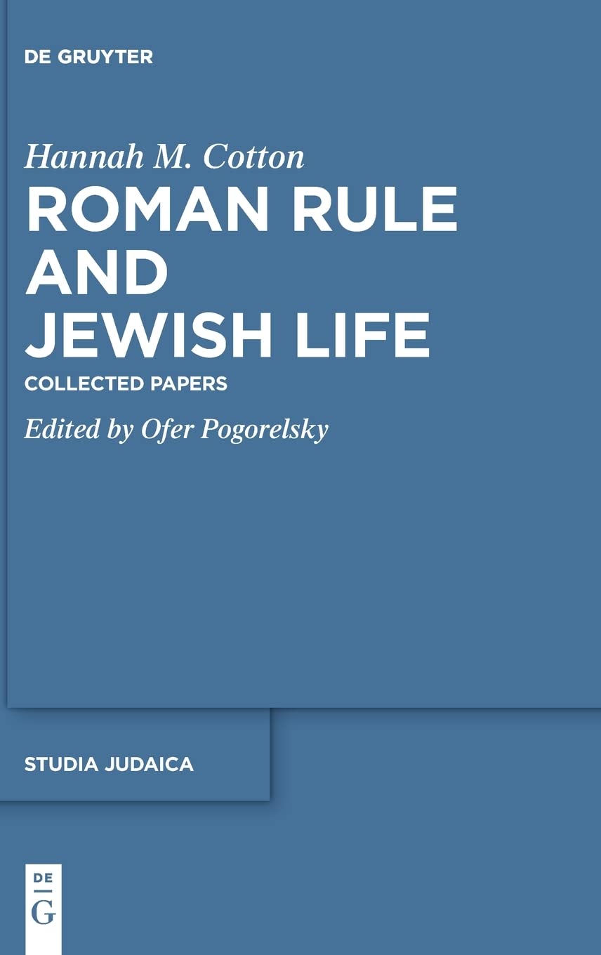 Roman Rule and Jewish Life: Collected Papers (PDF/EPUB Version)