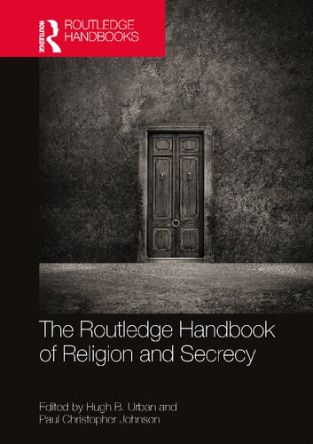 Routledge Handbook of Religion and Secrecy (PDF/EPUB Version)