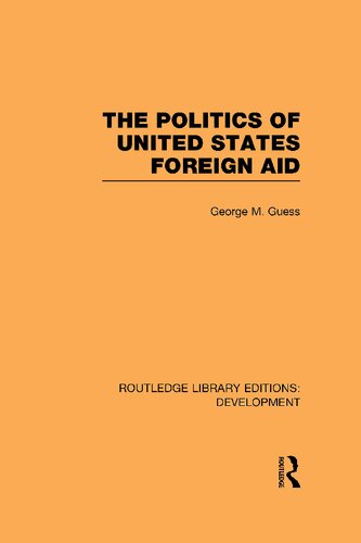 Routledge Library Editions: Development, Mini-Set B: Aid (PDF/EPUB Version)