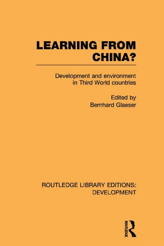 Routledge Library Editions: Development Mini-Set E: Development and the Environment (PDF/EPUB Version)