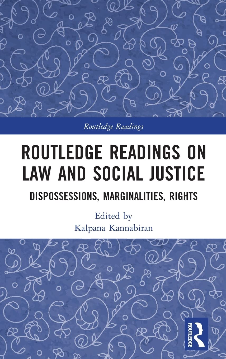 Routledge Readings on Law and Social Justice: Dispossessions, Marginalities, Rights (PDF/EPUB Version)