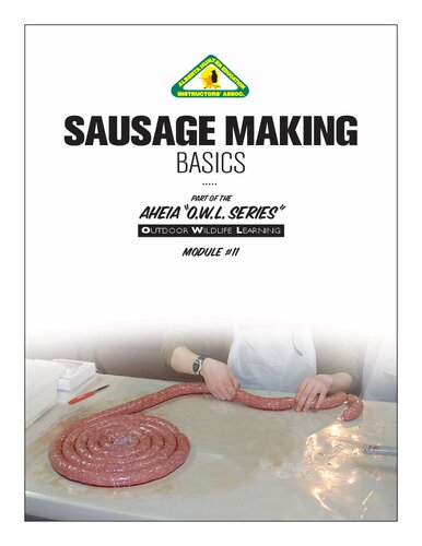 Sausage Making Basics. Part I (PDF/EPUB Version)