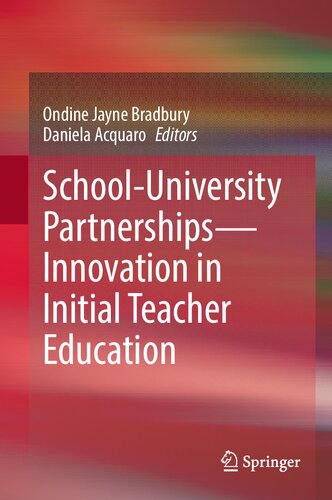 School-University Partnerships?Innovation in Initial Teacher Education (PDF/EPUB Version)