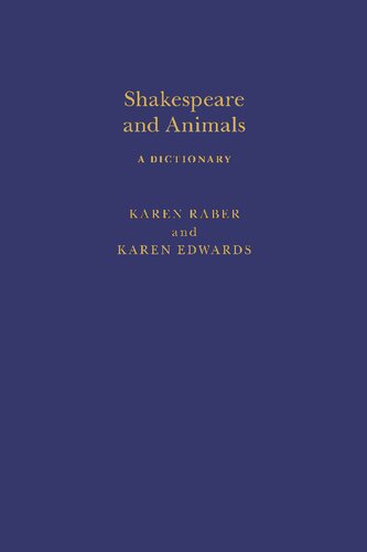 Shakespeare and Animals: A Dictionary (PDF/EPUB Version)