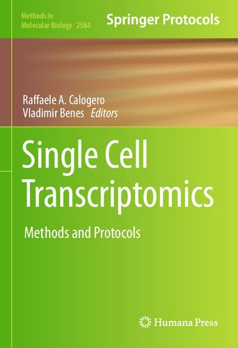 Single Cell Transcriptomics: Methods and Protocols (PDF/EPUB Version)