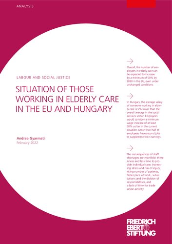 SITUATION OF THOSE WORKING IN ELDERLY CARE IN THE EU AND HUNGARY (PDF/EPUB Version)