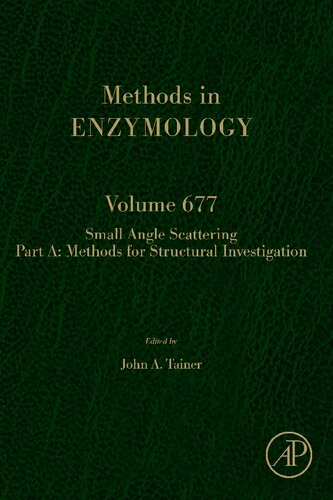 Small Angle Scattering Part A: Methods for Structural Investigation (PDF/EPUB Version)