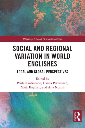 Social and Regional Variation in World Englishes: Local and Global Perspectives (PDF/EPUB Version)