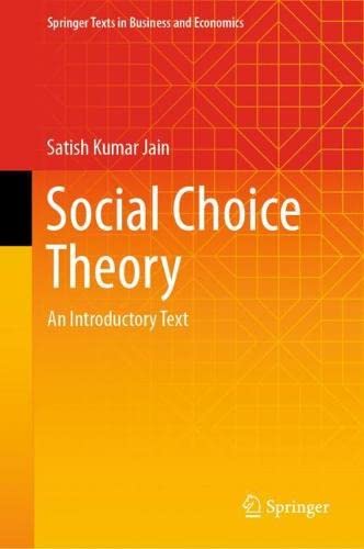 Social Choice Theory: An Introductory Text (PDF/EPUB Version)