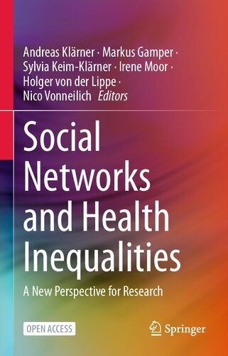 Social Networks and Health Inequalities: A New Perspective for Research (PDF/EPUB Version)