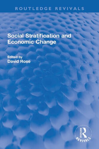 Social Stratification and Economic Change (PDF/EPUB Version)