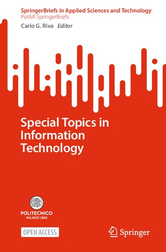Special Topics in Information Technology (SpringerBriefs in Applied Sciences and Technology) (PDF/EPUB Version)