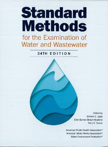 Standard Methods for the Examination of Water and Wastewater 24th Edition (PDF/EPUB Version)