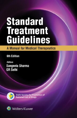 Standard Treatment Guidelines - A Manual of Medical Therapeutics -6E (PDF/EPUB Version)