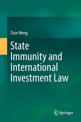 State Immunity and International Investment Law (PDF/EPUB Version)