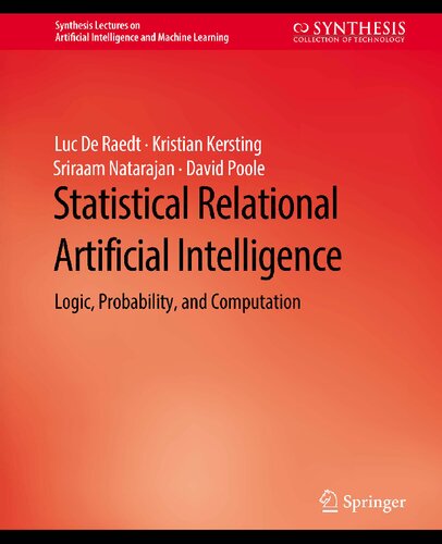 Statistical Relational Artificial Intelligence: Logic, Probability, and Computation (PDF/EPUB Version)