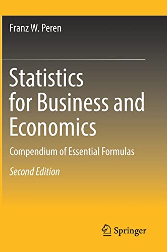 Statistics for Business and Economics: Compendium of Essential Formulas (PDF/EPUB Version)