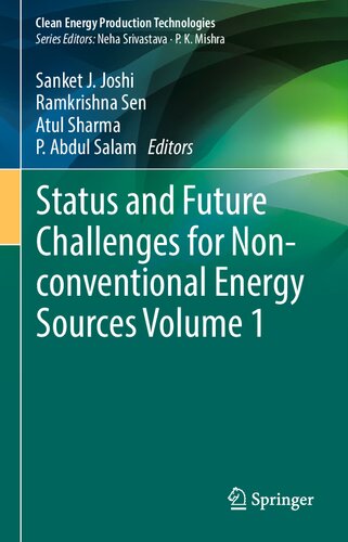 Status and Future Challenges for Non-conventional Energy Sources, Volume 1 (PDF/EPUB Version)