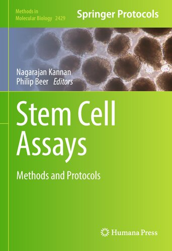 Stem Cell Assays: Methods and Protocols (Methods in Molecular Biology, 2429) (PDF/EPUB Version)