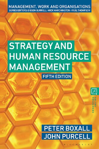 Strategy and Human Resource Management (Management, Work and Organisations) [Team-IRA] (PDF/EPUB Version)