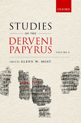 Studies on the Derveni Papyrus, volume II (PDF/EPUB Version)
