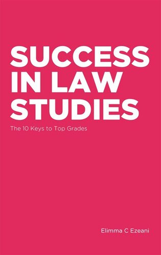 Success in Law Studies (PDF/EPUB Version)