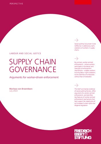 Supply Chain Governance : Arguments for worker-driven enforcement (PDF/EPUB Version)