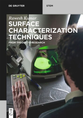 Surface Characterization Techniques: From Theory to Research (PDF/EPUB Version)