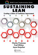 Sustaining Lean: Creating a Culture of Continuous Improvement (PDF/EPUB Version)