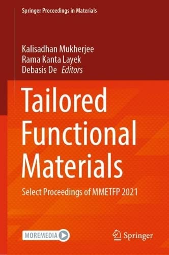 Tailored Functional Materials: Select Proceedings of MMETFP 2021 (PDF/EPUB Version)